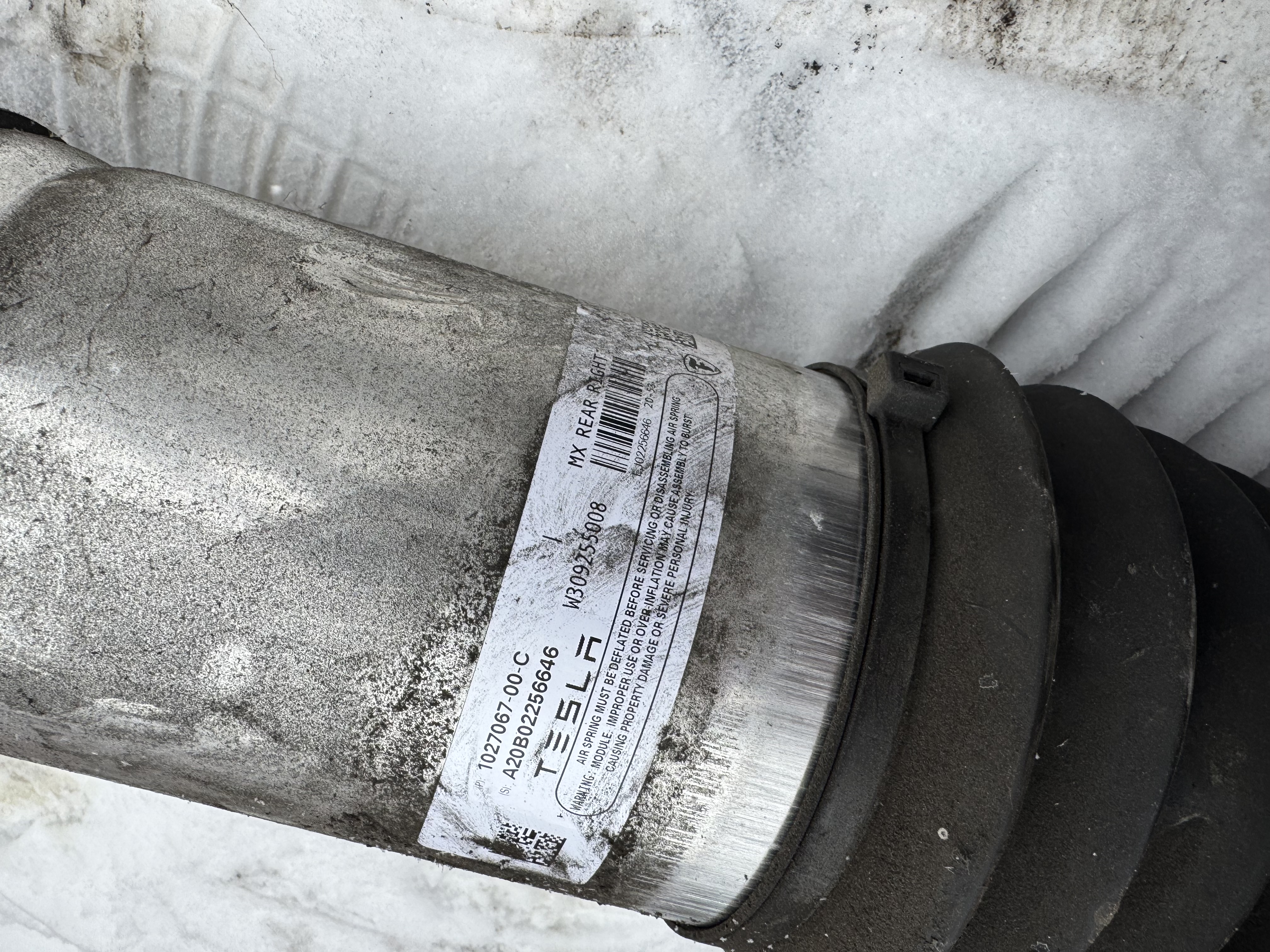 Амортизатори пневмо задні Tesla x 2019-2020 4