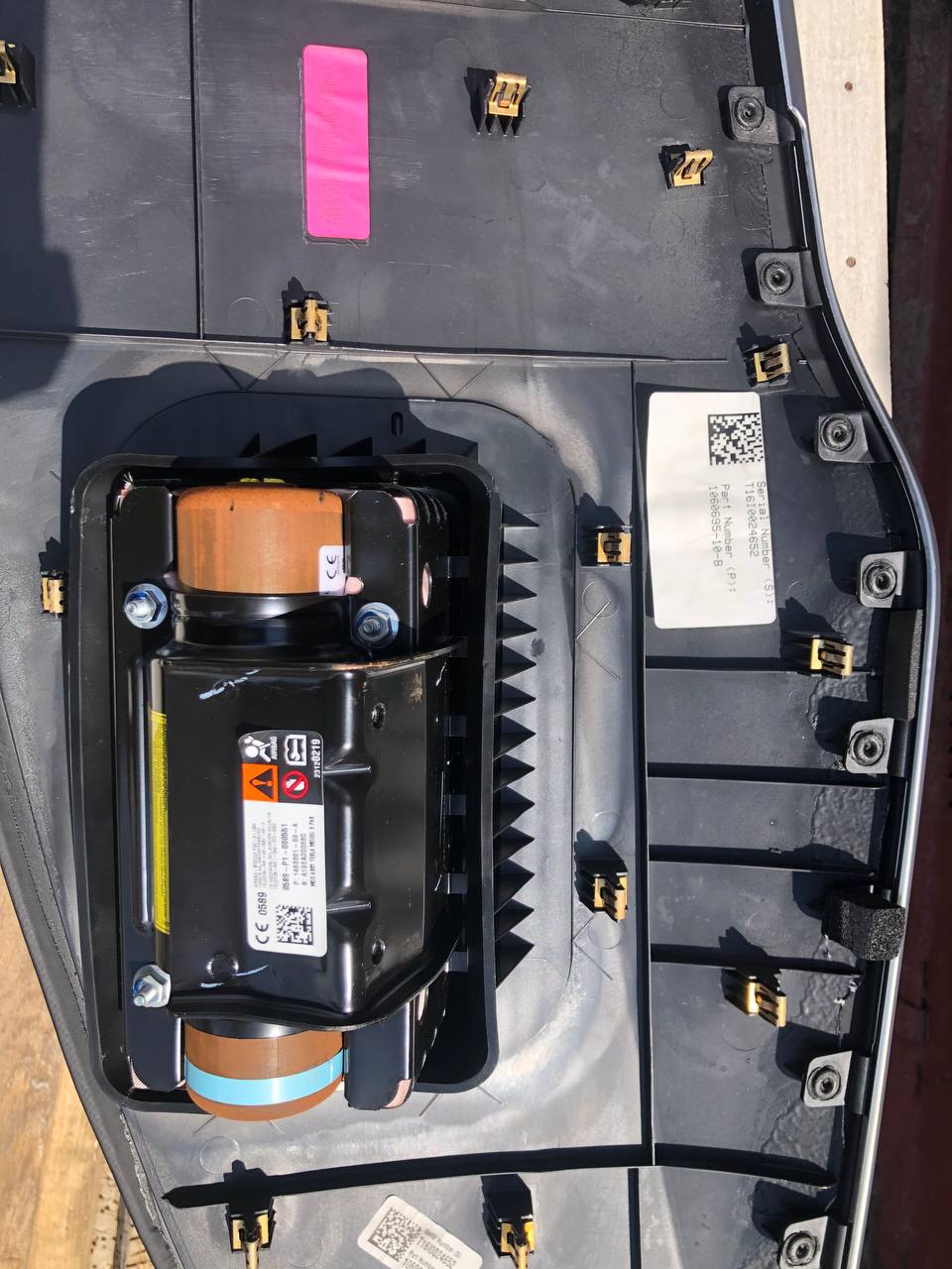 Панель торпеди з подушкою безпеки Tesla S, SR, 1060695-10-B 5