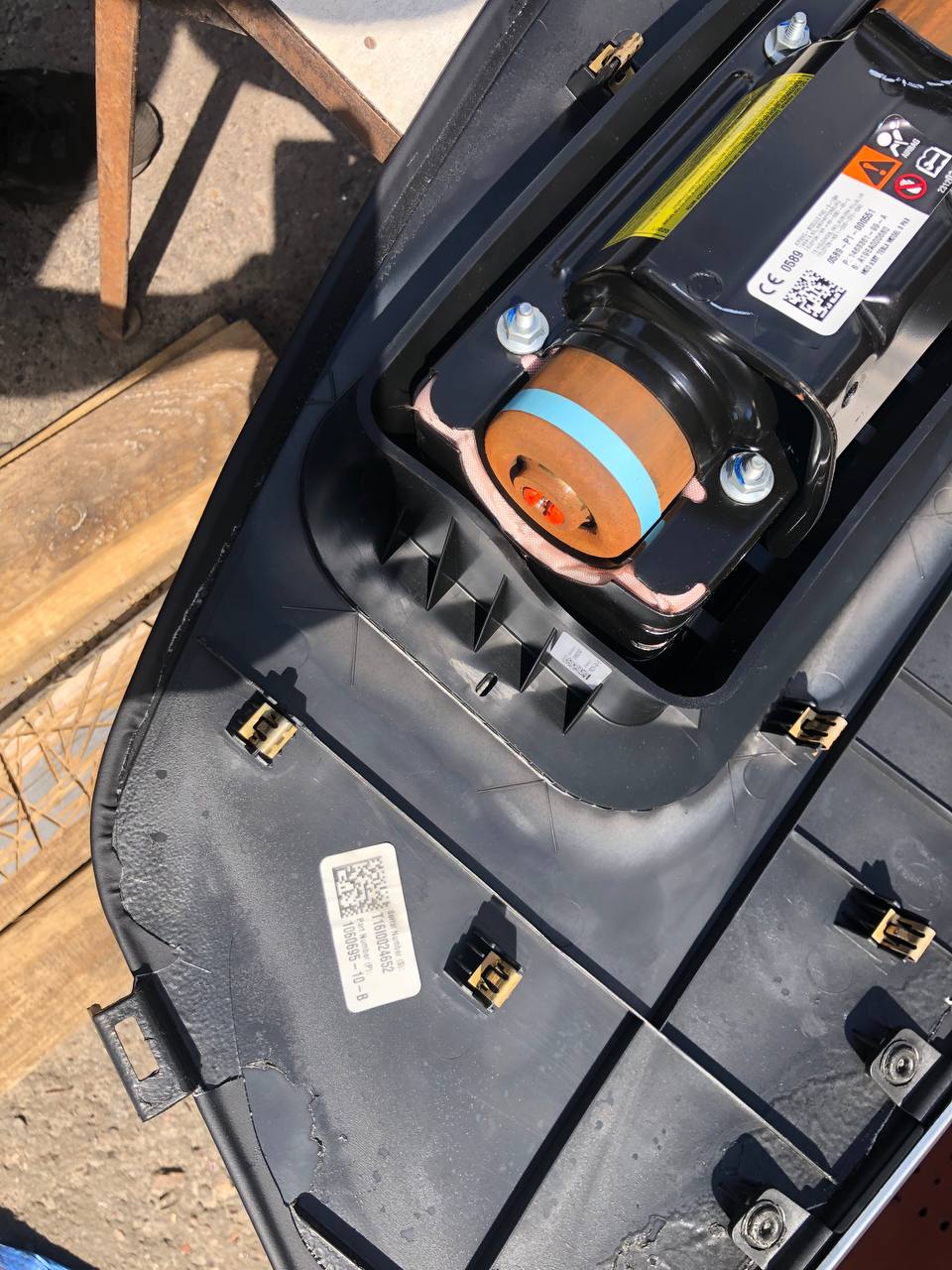 Панель торпеди з подушкою безпеки Tesla S, SR, 1060695-10-B 4