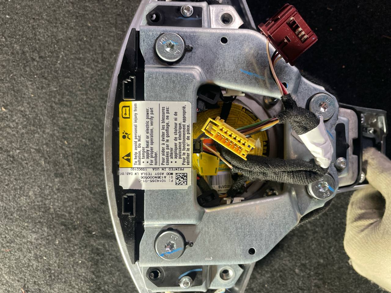 Подушка безпеки в руль Tesla S, X 12-20 1014265-01-С 3