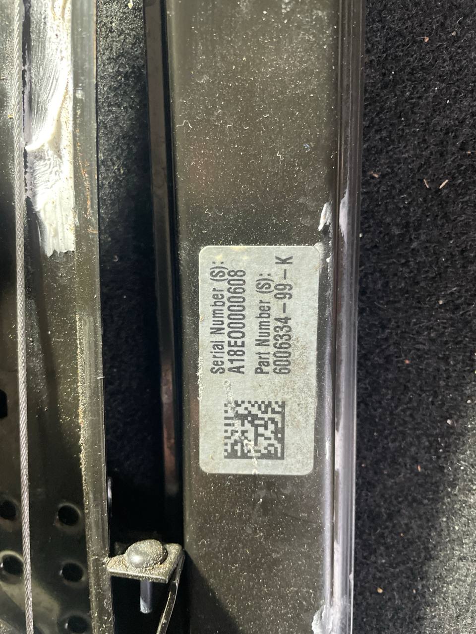 Склопідйомник Tesla S 12-20 задній лівий , 6006334-99-K 3